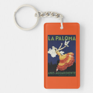 La Paloma - Anis Aguardiente Promotional Key Ring