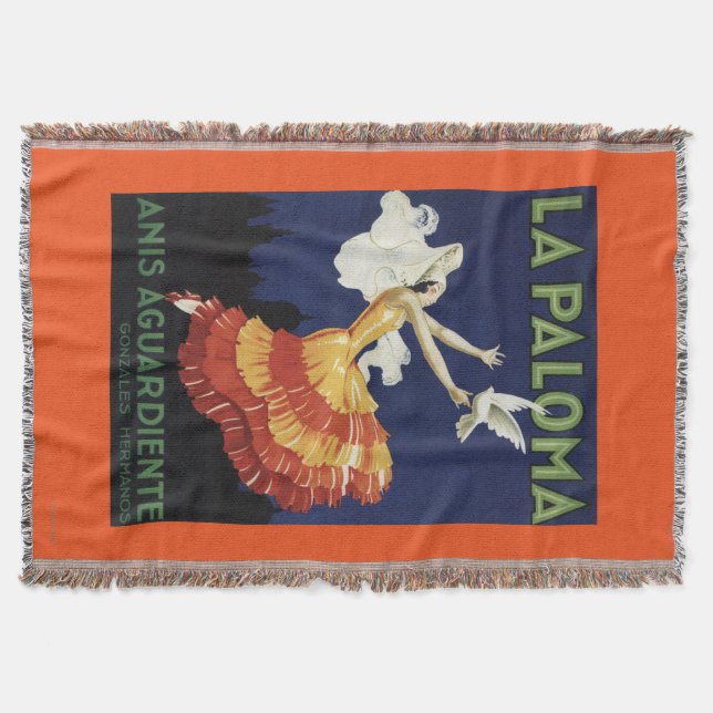 La Paloma - Anis Aguardiente Promotional Throw Blanket (Front)