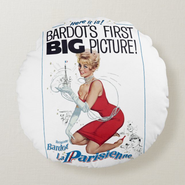 La Parisienne Round Cushion (Front)