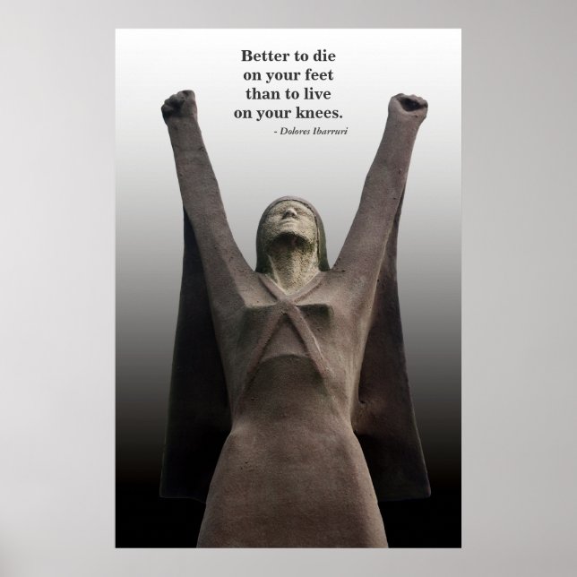 La Pasionaria Freedom Fighter Poster Print (Front)