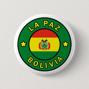 La Paz Bolivia 6 Cm Round Badge