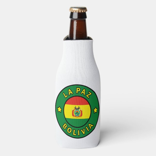 La Paz Bolivia Bottle Cooler (Bottle Front)