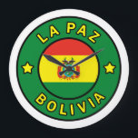 La Paz Bolivia Large Clock<br><div class="desc">La Paz Bolivia</div>