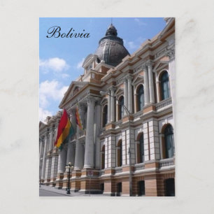 la paz bolivia postcard