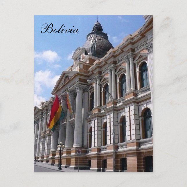 la paz bolivia postcard (Front)