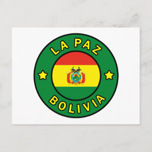 La Paz Bolivia Postcard