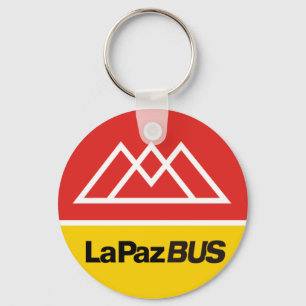 La Paz bus Key Ring