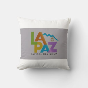 La Paz capital del cielo Cushion