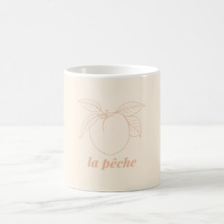 la pêche coffee mug