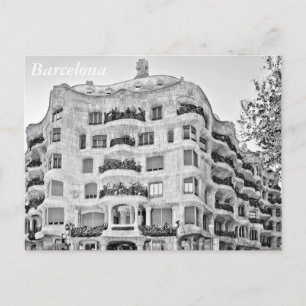La Pedrera in Barcelona Postcard