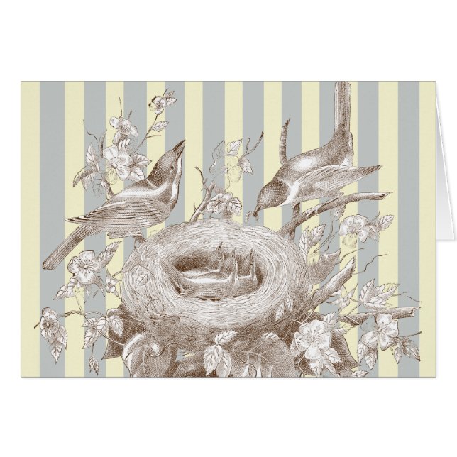 La Petite Famille on blue and cream background (Front Horizontal)