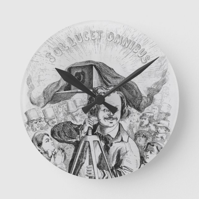 'La Photographie, Nadar (1820-1910) le grand (!!!. Round Clock (Front)