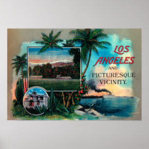 LA & Picturesque Vicinity Poster