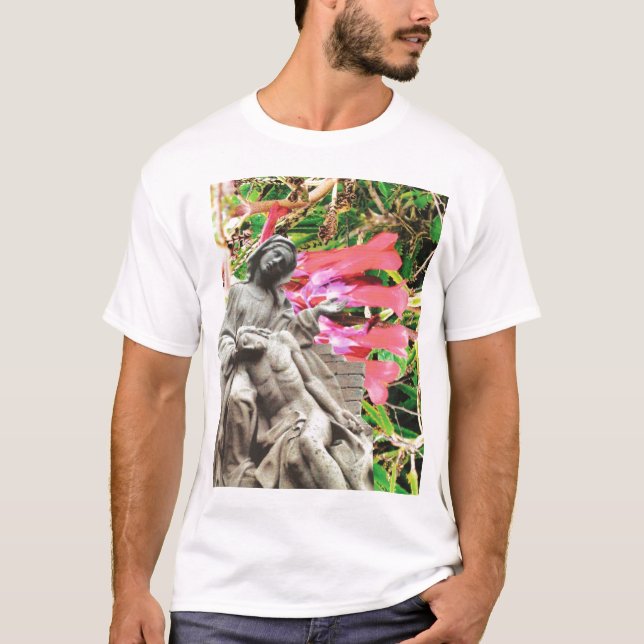 La Pieta Flowers T-Shirt (Front)
