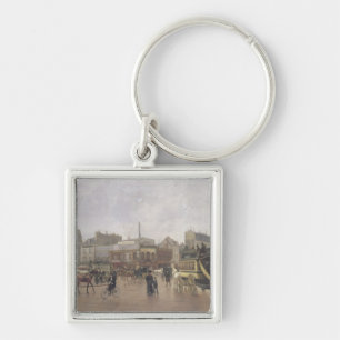 La Place Clichy, Paris, 1896 Key Ring