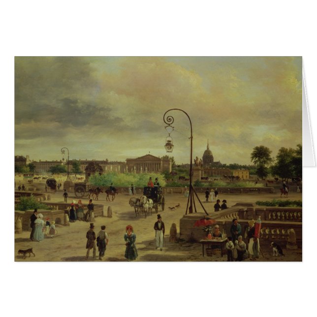 La Place de la Concorde in 1829 (Front Horizontal)
