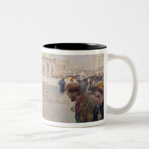 La Place du Carrousel, Paris Two-Tone Coffee Mug
