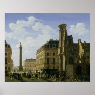 La Place Vendome, 1808 Poster