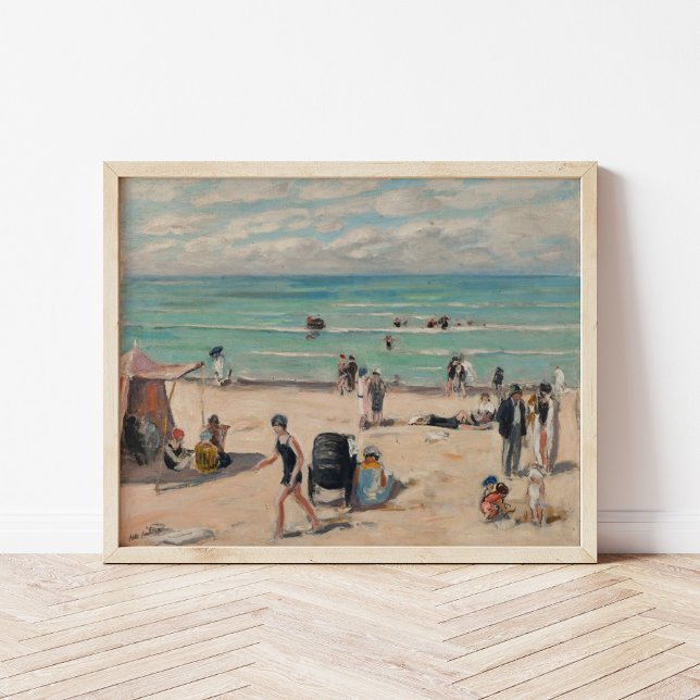 La Plage de Fort-Mahon | Albert André Poster (Creator Uploaded)