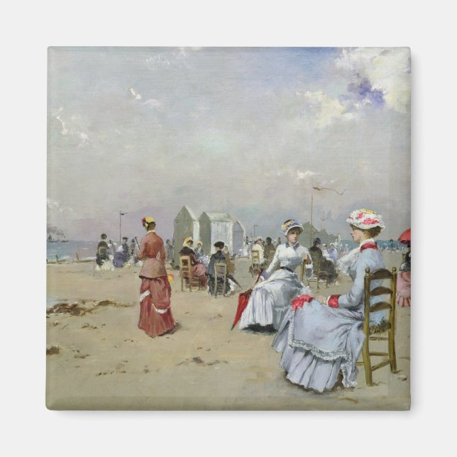 La Plage de Trouville Magnet (Front)
