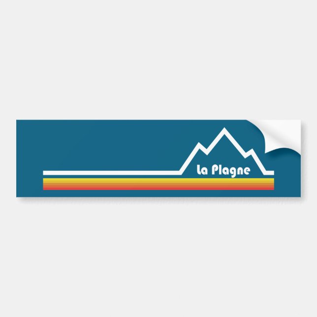 La Plagne France Bumper Sticker (Front)