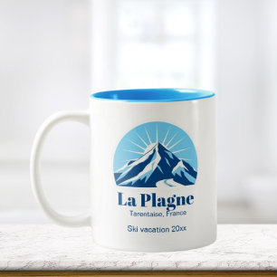 La Plagne France ski vacation mug