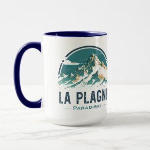La Plagne Paradiski Retro Mountain Mug – Vintage S