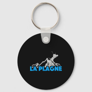 La Plagne Skiing Snowboarding France Resort Distre Key Ring