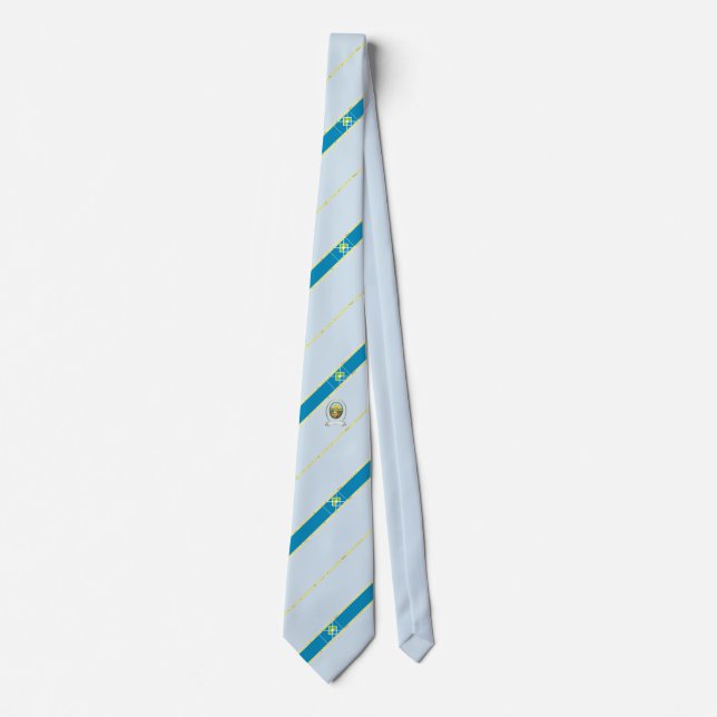La Plata stripes flag Tie (Front)