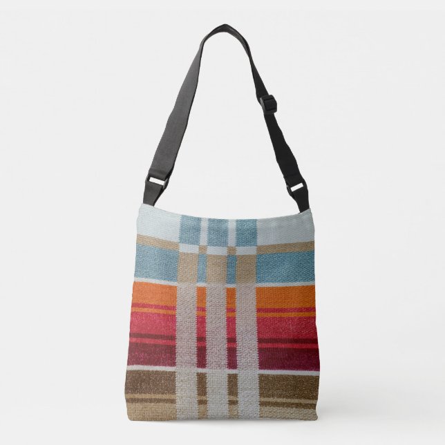 "LA PLAYA" - ADJUSTABLE TOTE - Mexican Weave   (Front)