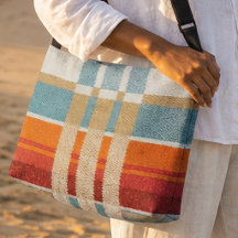 "LA PLAYA" AUTHENTIC MEXICAN WEAVE PRINT