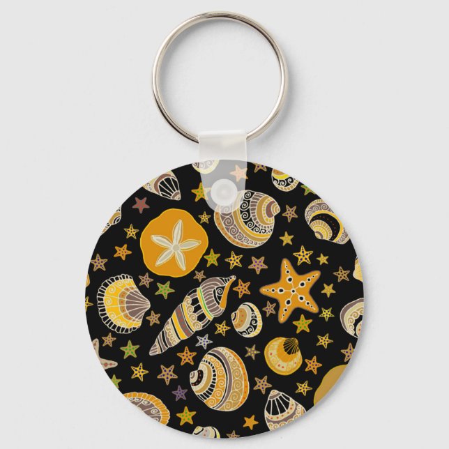 La Playa - Sea Shells Key Ring (Front)