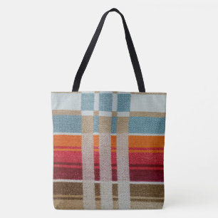 "LA PLAYA" - STUNNING TOTE - Mexican-Style Weave Bag