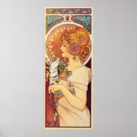 La Plume by Alphonse Mucha