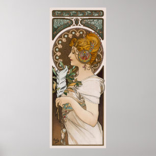 La Plume France Vintage Wall Art Nouveau 1899