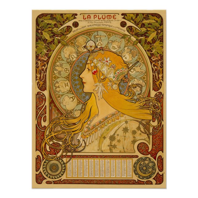 La Plume vintage poster (Front)