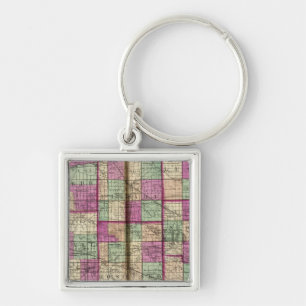 La Porte County and St Joseph County Key Ring