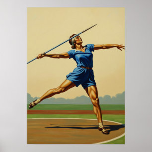 LA POUSSÉE DU JAVELOT (The Javelin's Thrust) Poster