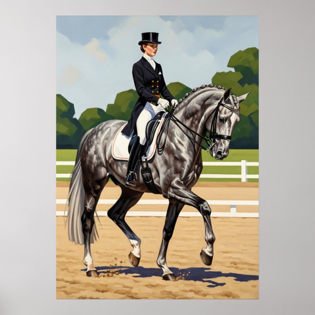 LA PRÉCISION DU DRESSAGE (The Dressage Precision)  Poster (Front)