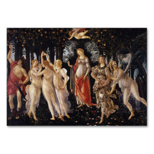 La Primavera (Spring) by Sandro Botticelli Table Number