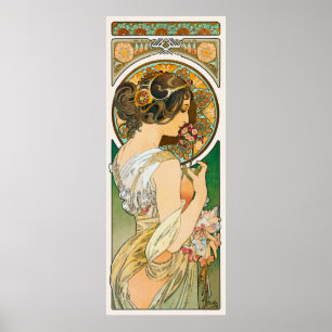 La primevère France Vintage Wall Art Nouveau 1899