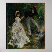 La Promenade by Renoir - Poster