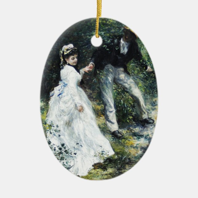 La Promenade Ceramic Tree Decoration (Front)