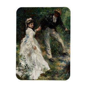 La Promenade Renoir Impressionist Painting Art Magnet