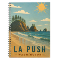La Push, Baby! Vintage Coastal Travel Poster Art