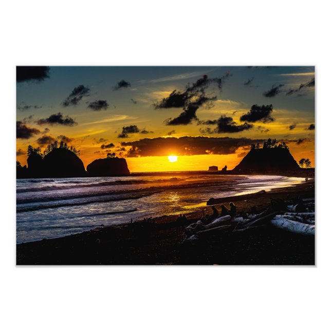 La Push Sunset Photo Print (Front)