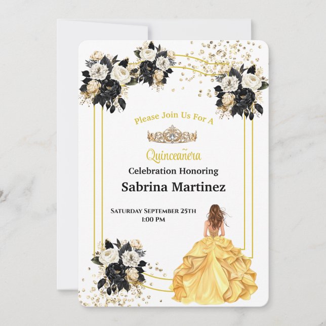 La Quinceanera Invitation (Front)