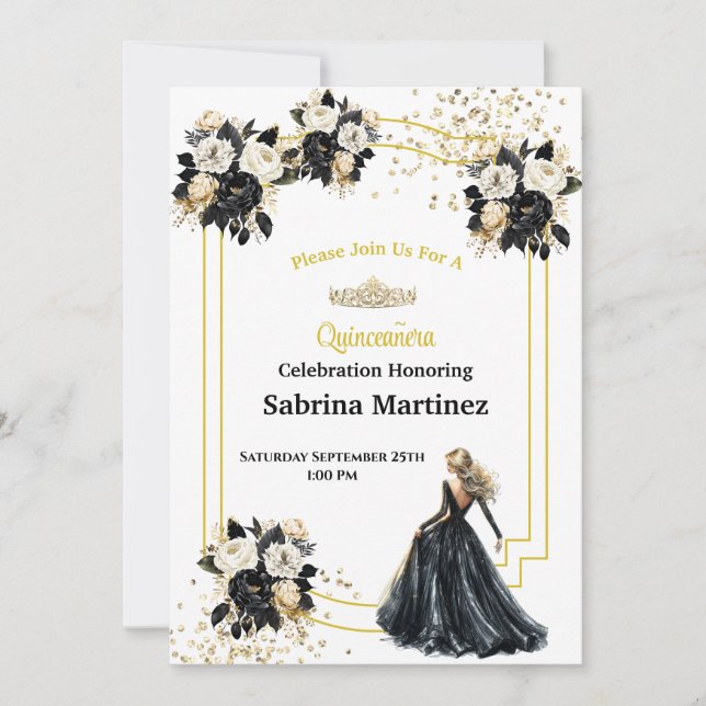 La Quinceanera Invitation (Front)