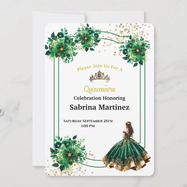 La Quinceanera Invitation (Front)