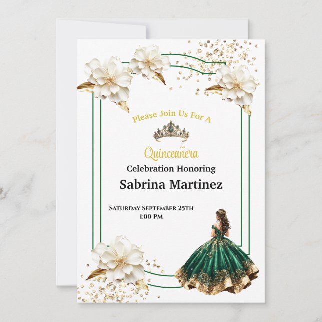 La Quinceanera Invitation (Front)